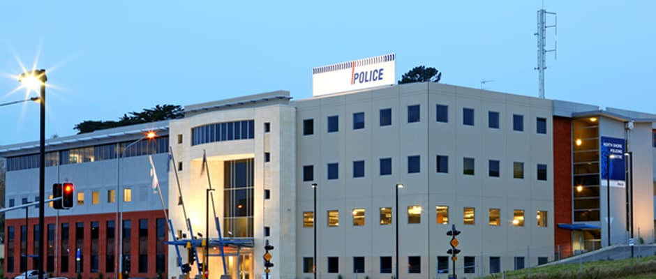 This facility is New Zealand's largest purpose-built policing centre, comprising approximately 3,500 sq metres of operational office space and 4000 sq metres of secure space, cell units, car parking, associated facilities and tools to serve the site.